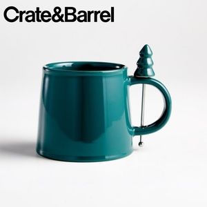 Crate & Barrel Sparrow Green Mug
